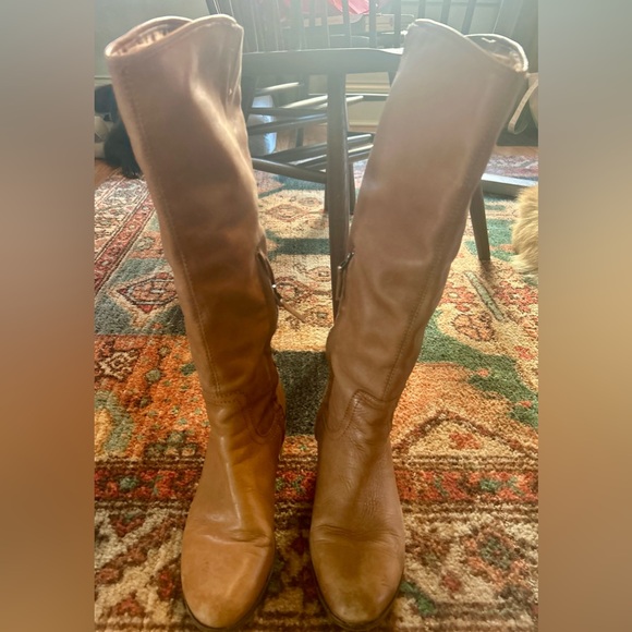 Sam Edelman Tan Leather tall boots, size 10 - Picture 7 of 9